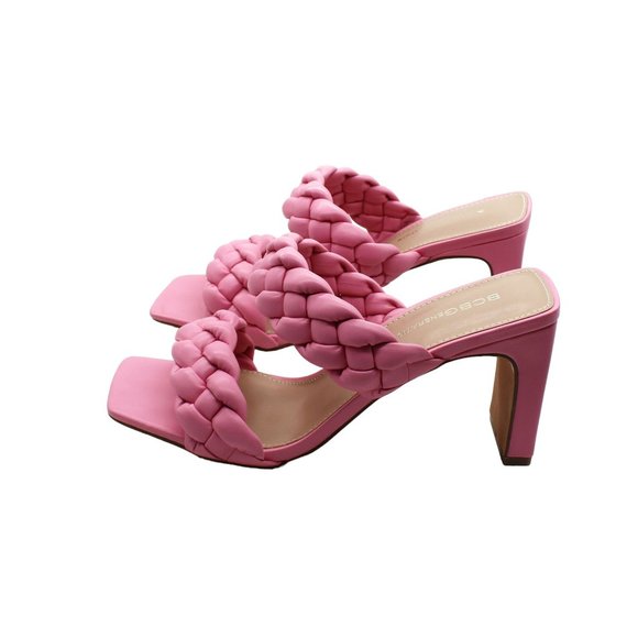 BCBGeneration Pink Braided Sandals - Picture 5 of 8